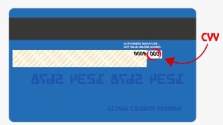 CVV tarjeta cuenta rut